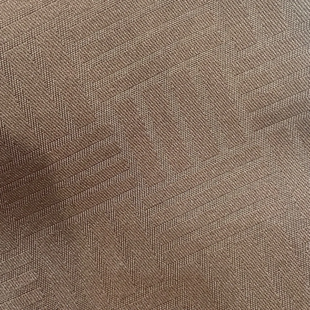 Solid Brown Fabric shower curtain
